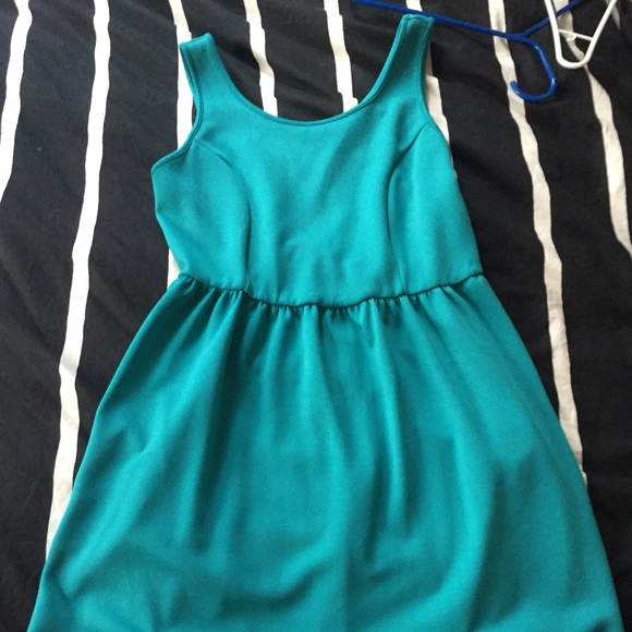 Teal Forever 21 dress