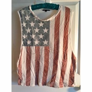 Truly Madly Deeply American Flag Tank