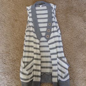 Striped vest