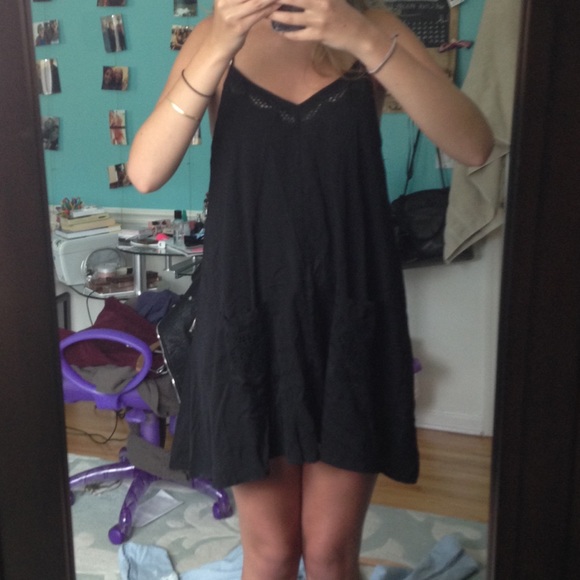 LF Black indikah  cutout dress S spring '15 NWT