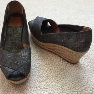 New Tory Burch size 10 (real size 9.5) wedges!
