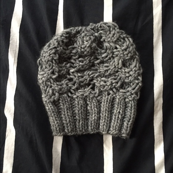 Gray beanie
