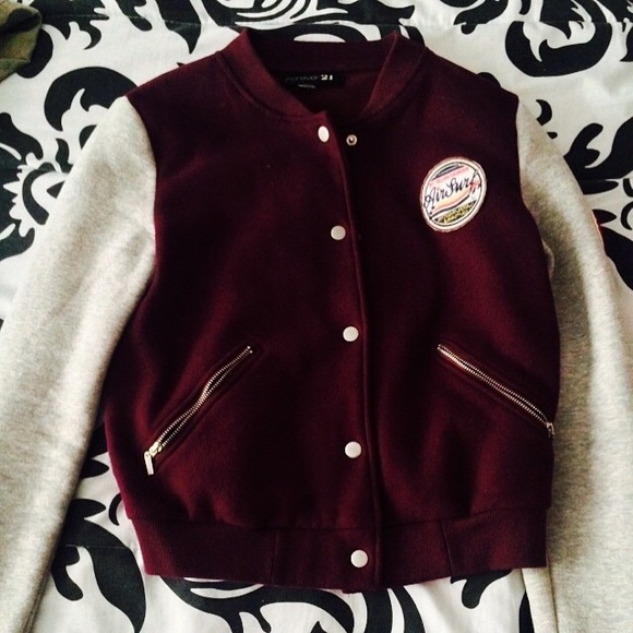 forever 21 varsity jacket - Picture 1 of 1