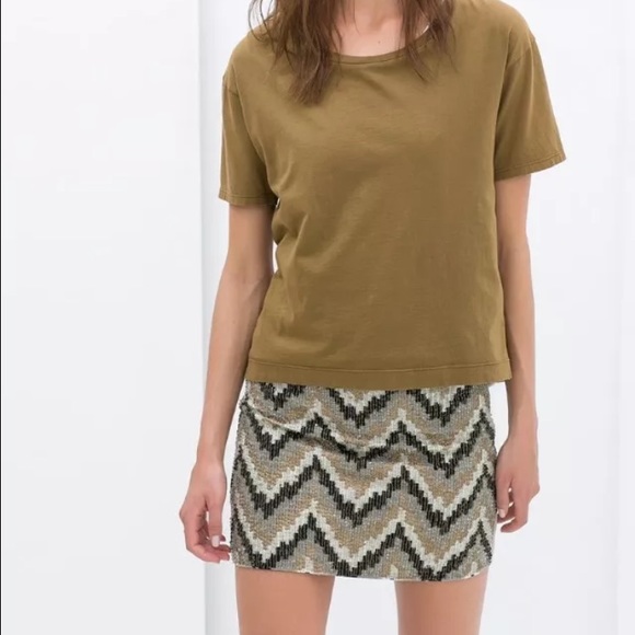 Sequined mini skirt- adorable