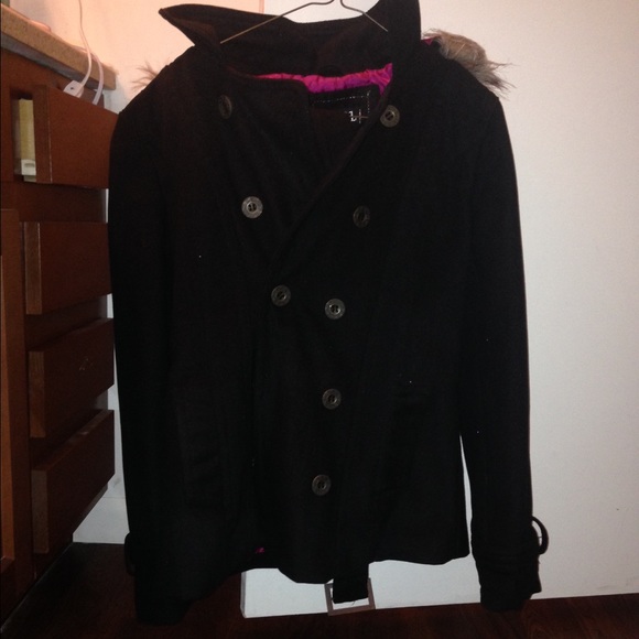 Rue 21 Black Pea Coat