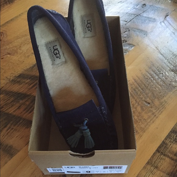 Black UGG driving shoes