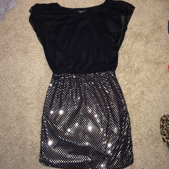 Black Dress - sparkly dress