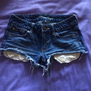 American eagle jean shorts
