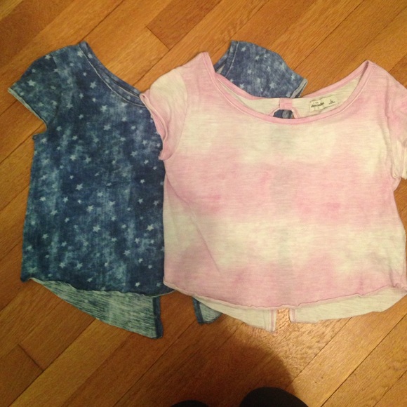 abercrombie kids crop tops!