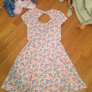 gorgeous floral abercrombie KIDS skater dress!