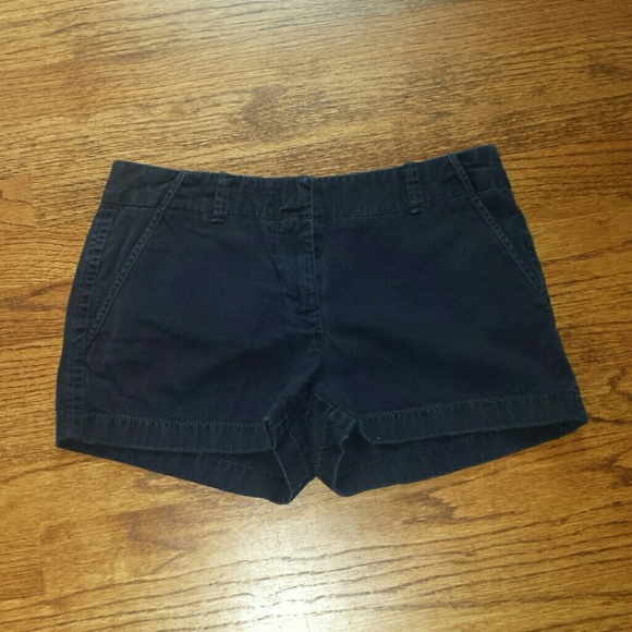 J.Crew Chino 3" Shorts Navy 4 EUC