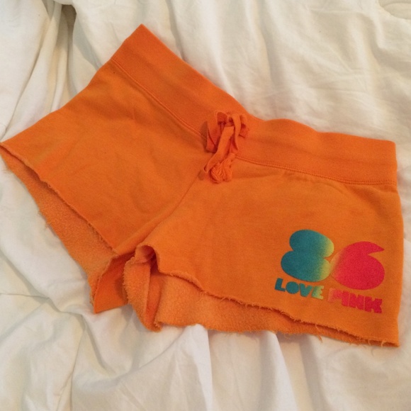Bright orange short