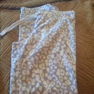 Fleece pajama bottoms