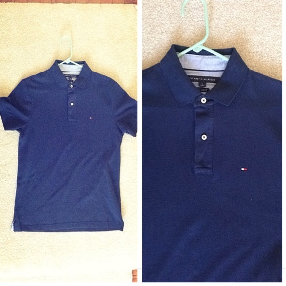 New Tommy Hilfiger Navy Polo
