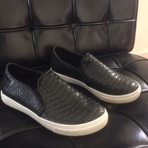 Reptile slip on sneakers