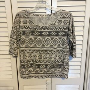 Aztec patterned top