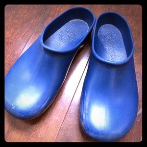 Blue Garden Clogs