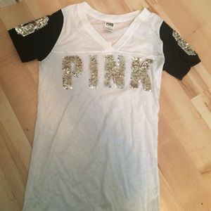 Victoria's Secret PINK sequin v-neck