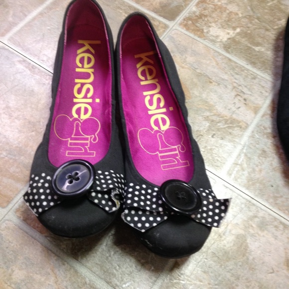 Kenzie girl candy black ballet flat