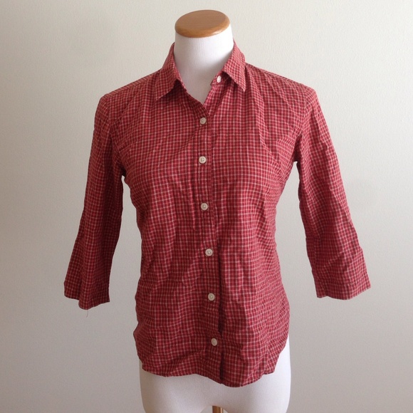 Red plaid shirt