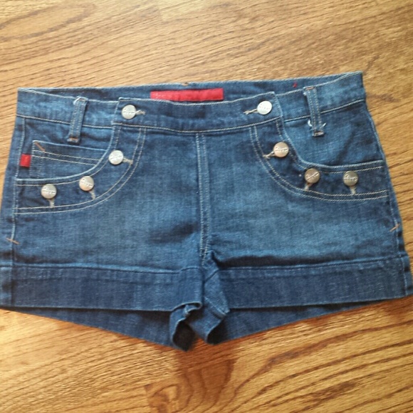 Fire Jeans Denim Sailor Shorts 9 (Women's 4) NWOT