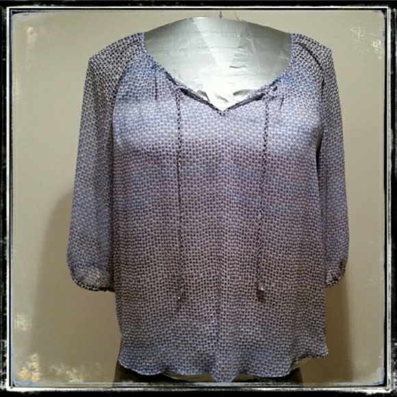 Sheer Peasant Top