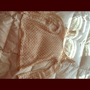 Long sleeve crochet shirt