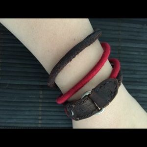 Abercrombie Leather Bracelet