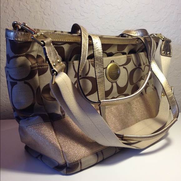 Coach multifunction diper bag.