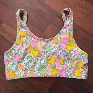 Floral crop top
