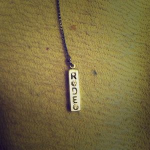 Long rodeo necklace
