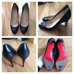 Christian Louboutin black pumps