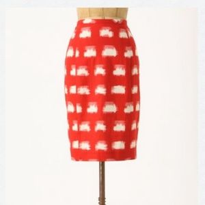 Anthropologie Ackee Pencil Skirt