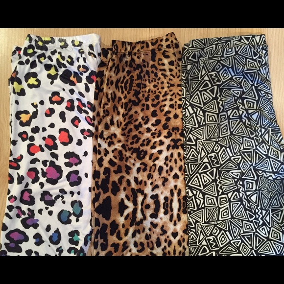 3 pair leggings bundle