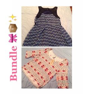 Xhilaration Dress & American Rag Baby Tee