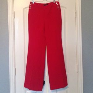 White House black market red work pants brand new