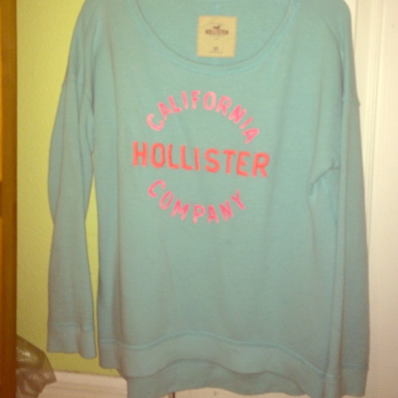 Hollister blue sweater
