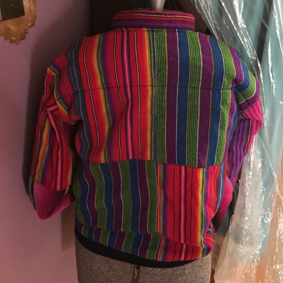 Handmade loomed Equadorian jacket price firm. - Picture 2 of 4