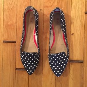 🌷👌HOST PICK! Navy & white polka dot flats by Gap