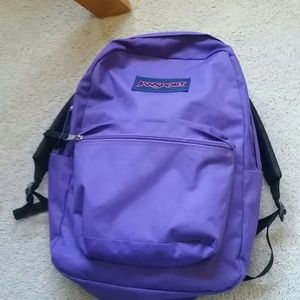 Purple jansport backpack