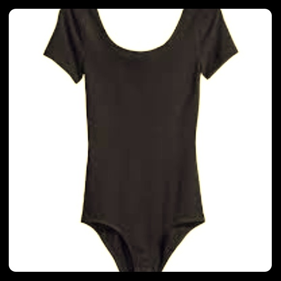 H&M black bodysuit