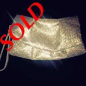 Gorgeous gold/glitter wristlet!!