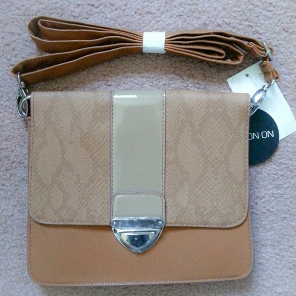 Cotton On Handbags - ON HOLD-TAN CROSS BODY BAG