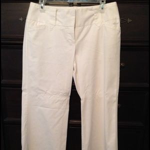 Studio Y size 9/10 Wide Leg White Trouser Pants