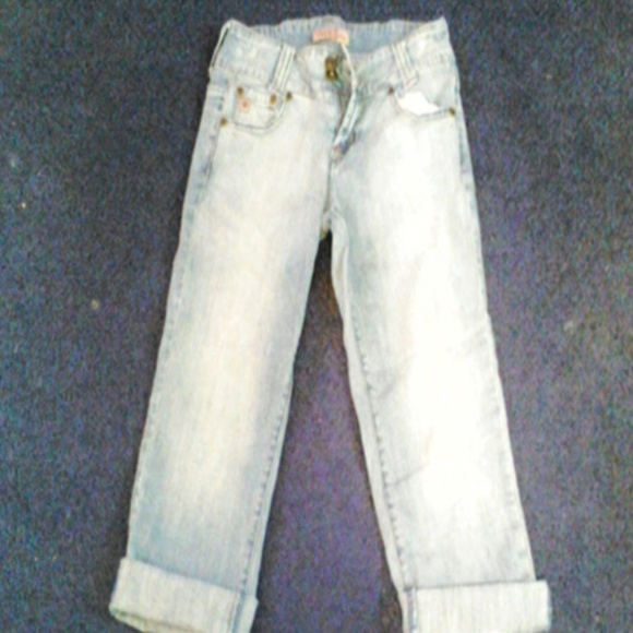 Medium wash paris blues long shorts pants size 1
