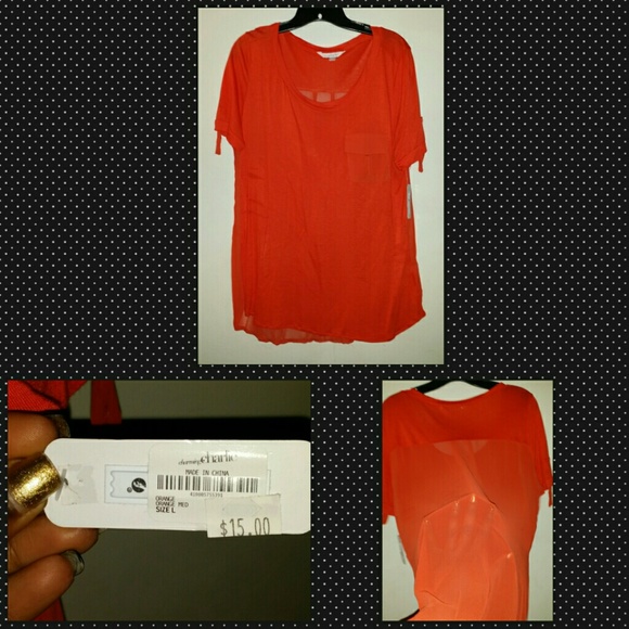 Orange shirt