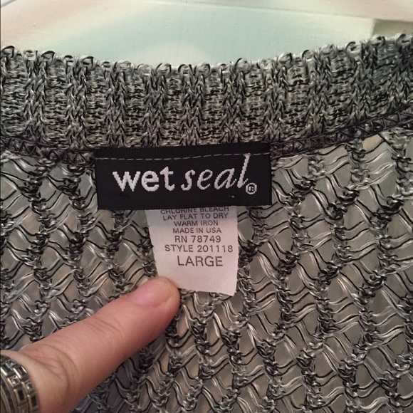 Knit short sleeved duster NWOT - Picture 3 of 3