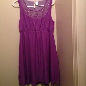 Purple summer dress