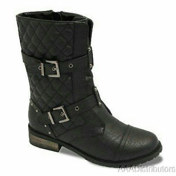 Quilted Bucco Parnell Booties (vegan!)