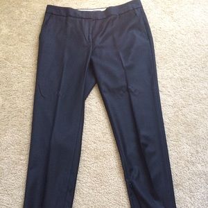 J crew dress navy pant wool blend